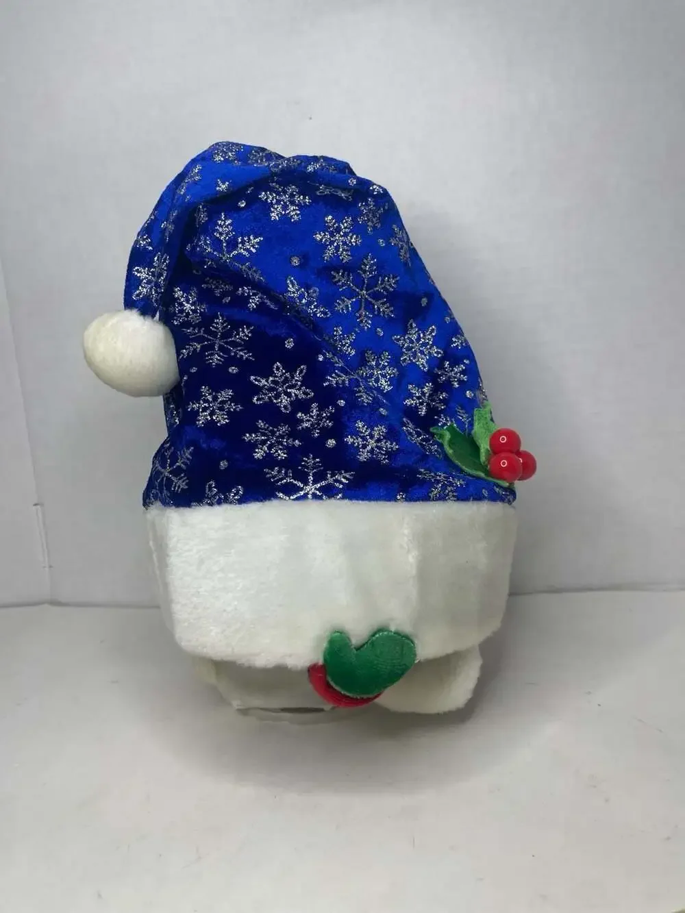 Gemmy Animated Singing and Dancing Polar Bear Plush with Hat and Sweater